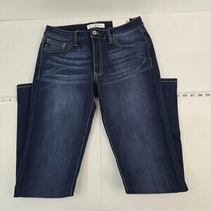 NWT KanCan Women’s Mid Rise Super Skinny Jeans Dark Wash Size 9/28 KC7092GT 6016